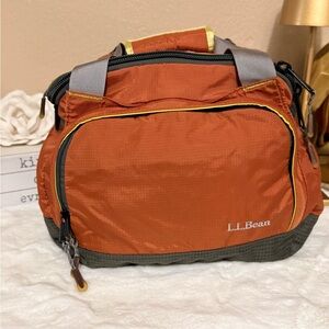L.L. Bean Men's   Bag in Orange and Gray